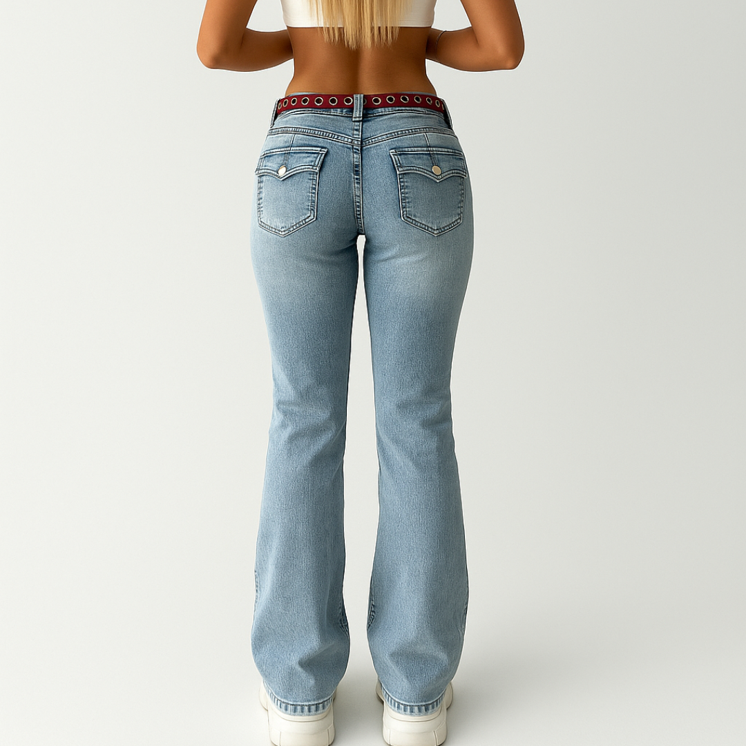 Low Rise Flared Hielo